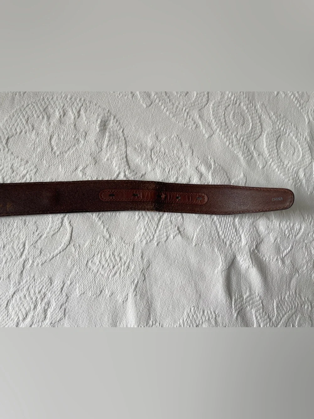Brighton Chicago Leather Aztec Belt  Western y2k 90s u Mens